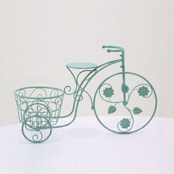 인테리어 자전거 모형 화분 바구니 (E) (그린)