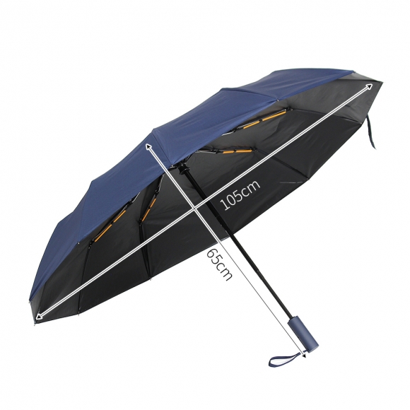 튼튼 방풍 3단 완전자동 양산겸 우산(네이비)