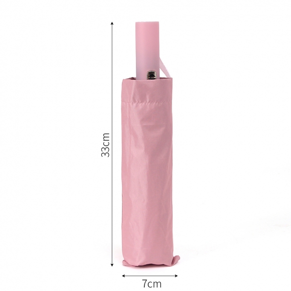 튼튼 방풍 3단 완전자동 양산겸 우산(핑크)