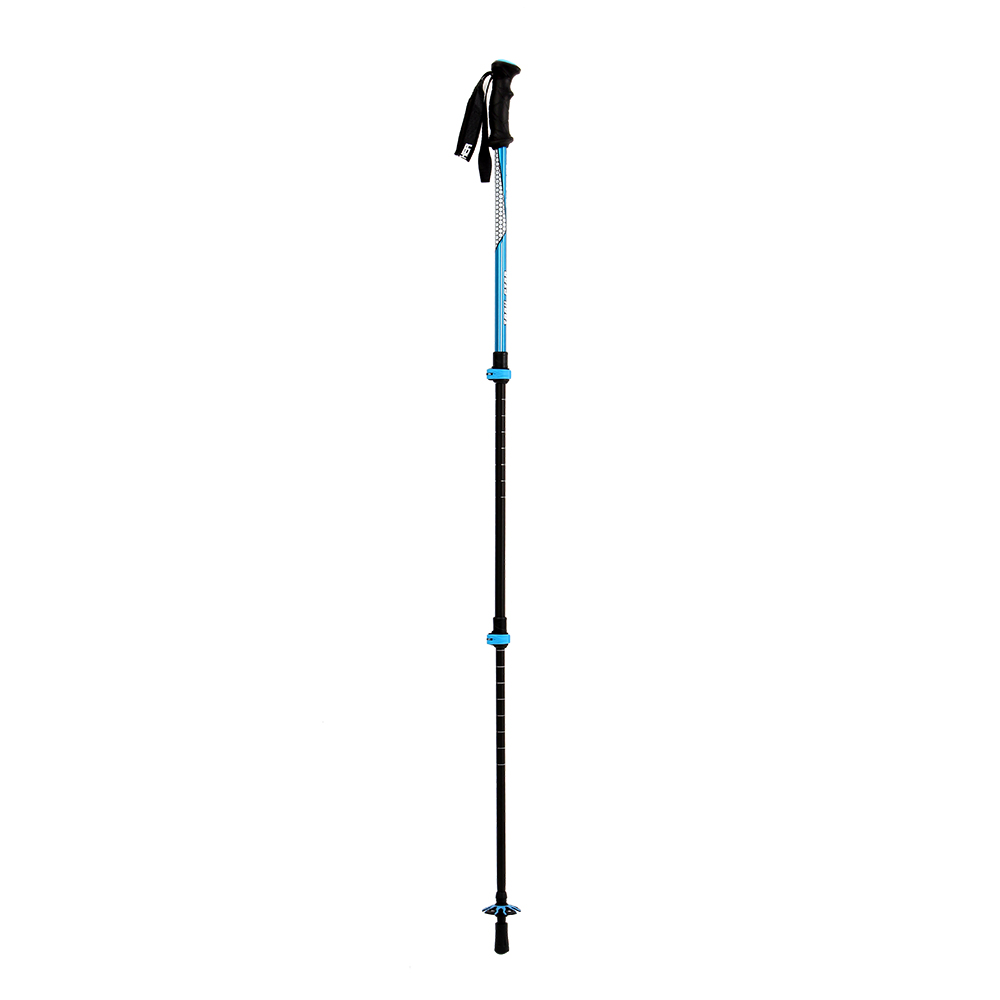 Oce 접이식 경량 등산 지팡이 135cm 블루 트래킹 스틱 산행 지팽이 3단 등산용 폴대