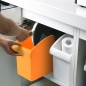 바퀴달린 주방 틈새 수납정리함(오렌지)