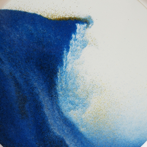 슬로우 모래멍 샌드 아트 액자(화이트+블루)