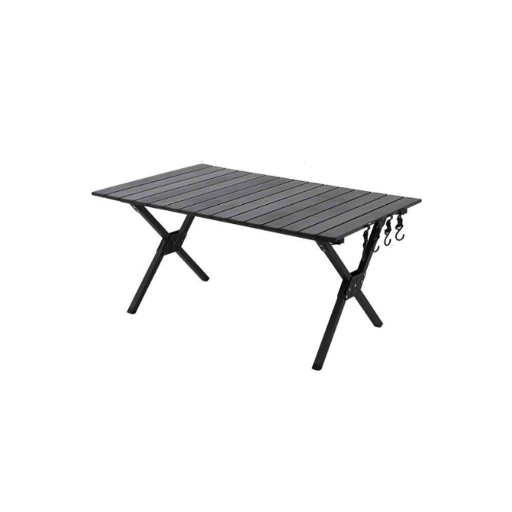 알루미늄합금 접이식 캠핑 테이블 (90cm) (블랙)