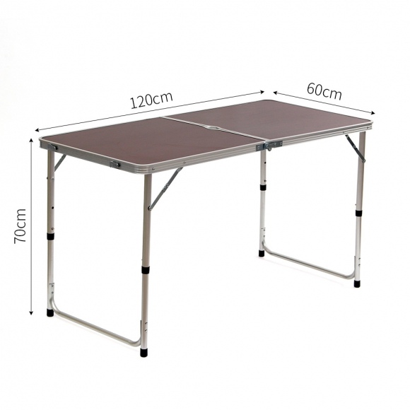 렛츠캠핑 접이식 테이블(1200mm) (다크우드)