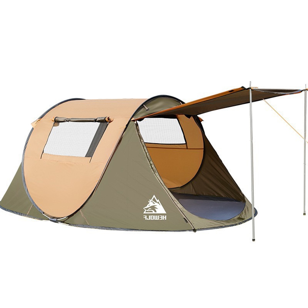 2-3인용 원터치 텐트(브라운)