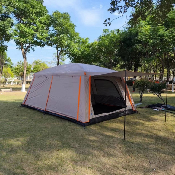 8인용 온가족캠핑 거실형 텐트(베이지)