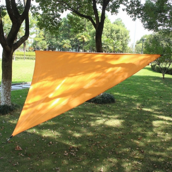 선쉐이드 삼각 그늘막타프 세트(400cm) (오렌지)