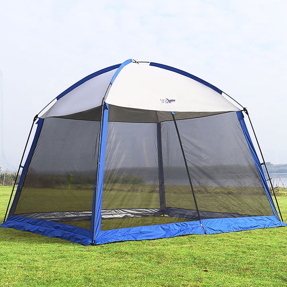 대형 야외 모기장 텐트(5~8인용) (블루)