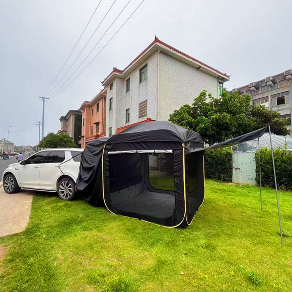 SUV 캠핑 트렁크 텐트 (5~8인용) (블랙)