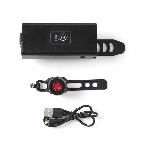 포커스 USB충전 자전거 전조등+후미등