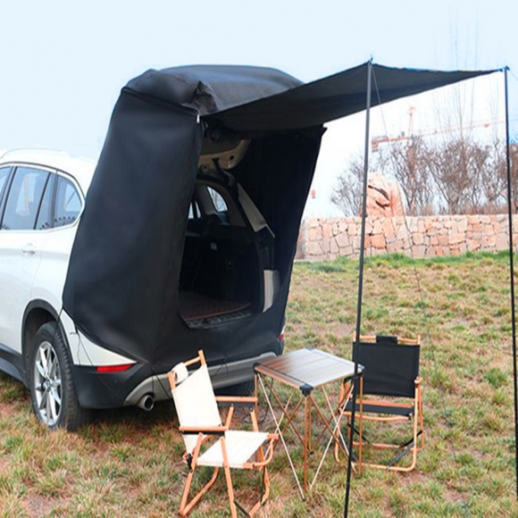 차박 트렁크 텐트 (2인용) (C) (블랙)