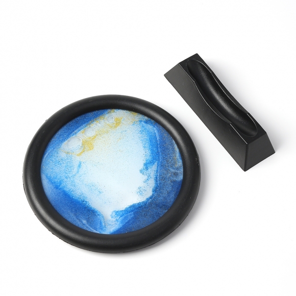 슬로우 모래멍 샌드 아트 액자(블랙+블루)