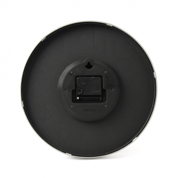 타임이즈 원형 벽시계(29cm) (블랙/실버)