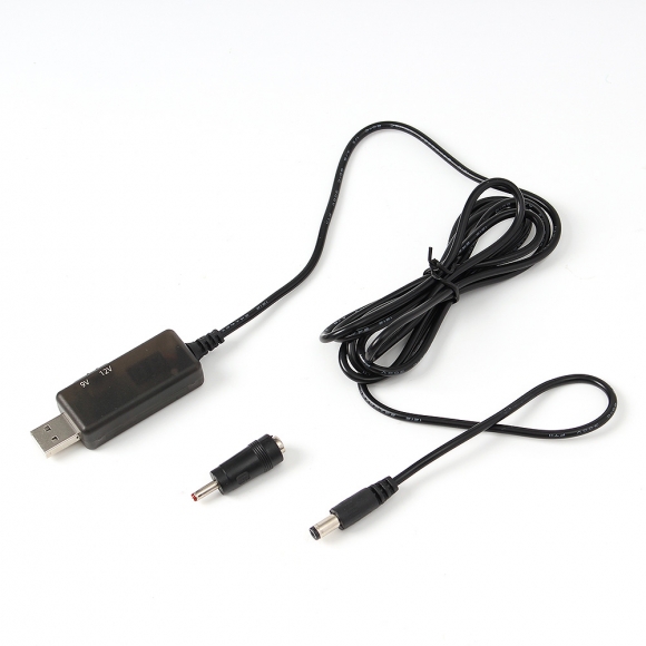 USB전원 승압 케이블 5V to 9V-12V (2M)
