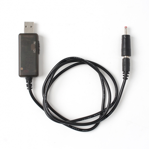 USB전원 승압 케이블 5V to 9V-12V (1M)