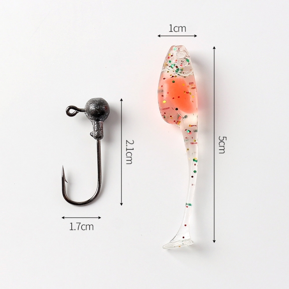 지그헤드+올챙이 스윔베이트 2종세트