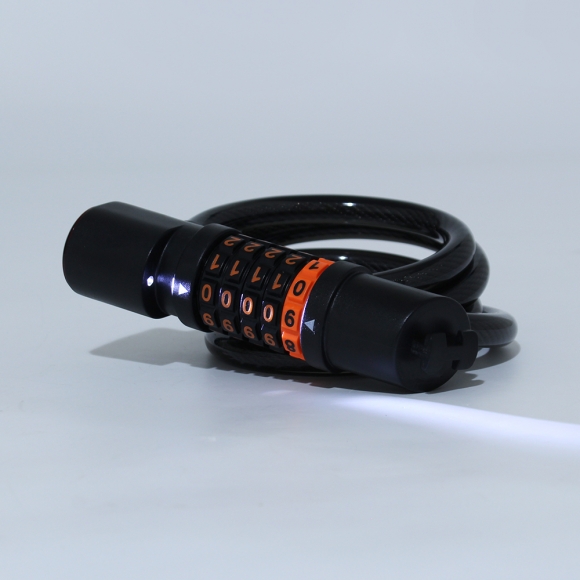 원라이딩 USB충전 자전거 후미등 자물쇠(1.2M)