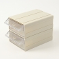 데스크 연결형 멀티 수납함 2p세트(11x6cm) (베이지)