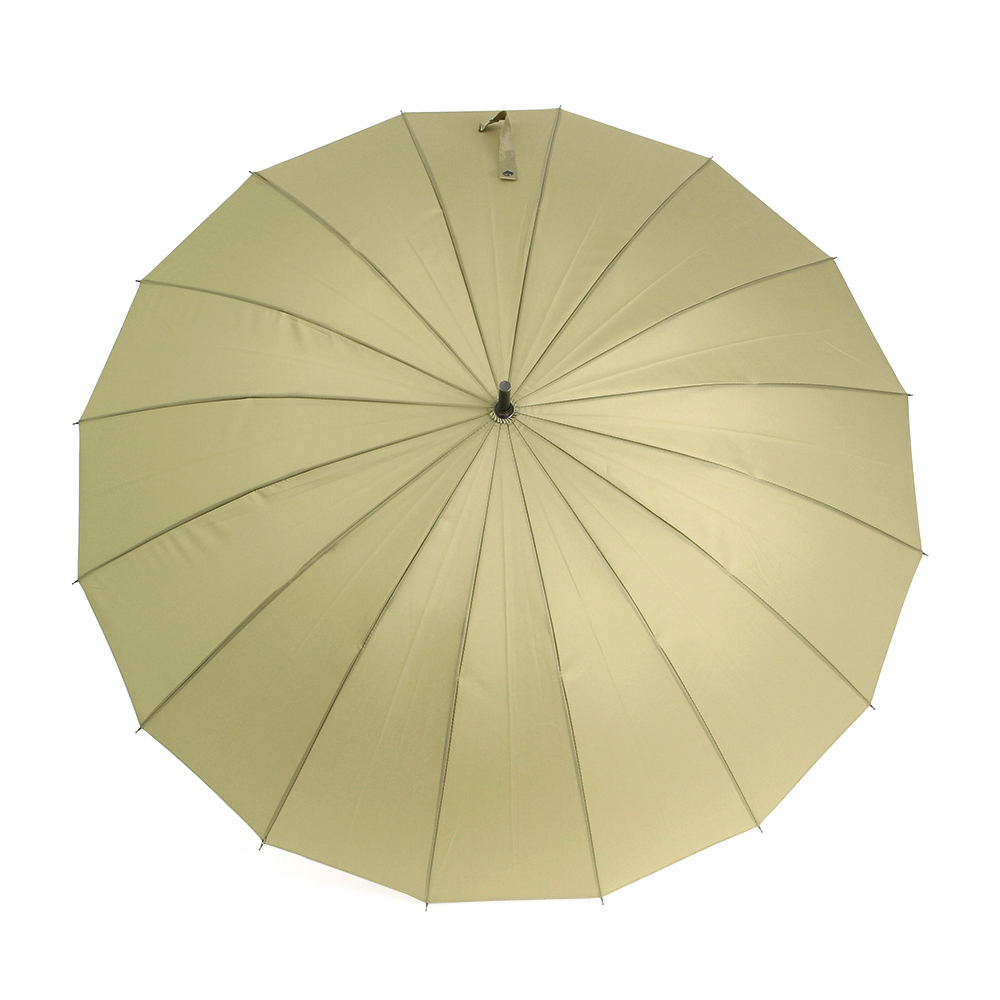Oce 우드 손잡이 자동 큰 우산 카키 SUNSHADE 데이트 장우산 커플 우산