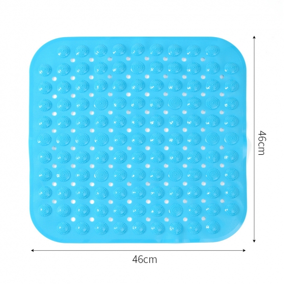 타일흡착 미끄럼방지 욕실매트(46x46cm) (블루)
