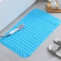 타일흡착 미끄럼방지 욕실매트(46x77cm) (블루)