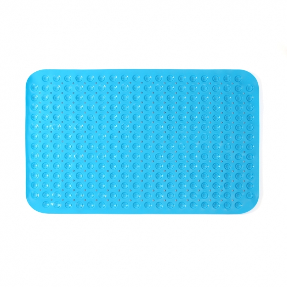 타일흡착 미끄럼방지 욕실매트(57x88cm) (블루)
