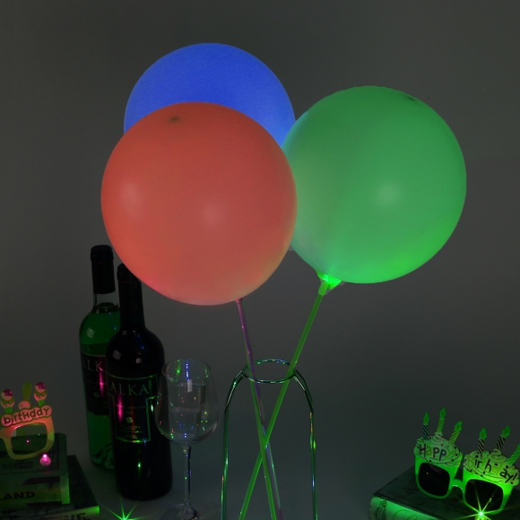 빛나는 파티 LED 볼 풍선 조명(컬러체인지) (50개입)