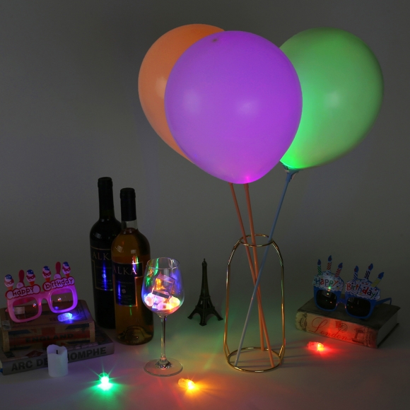 빛나는 파티 LED 총알 풍선 조명(컬러체인지) (50개입)