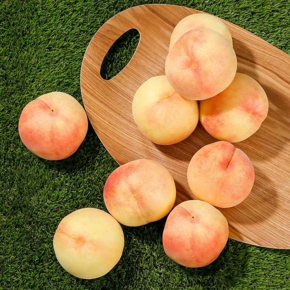 [초록자연] 엘바 백도 복숭아 4kg (17-18과) (대)