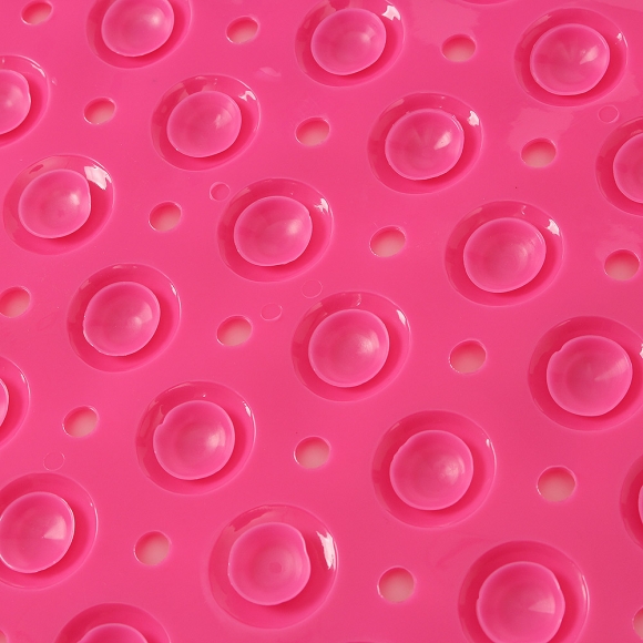 타일흡착 미끄럼방지 욕실매트(46x77cm) (핑크)   