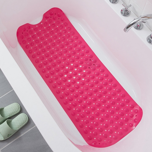 타일흡착 미끄럼방지 욕조 욕실매트(40x100cm) (핑크)  
