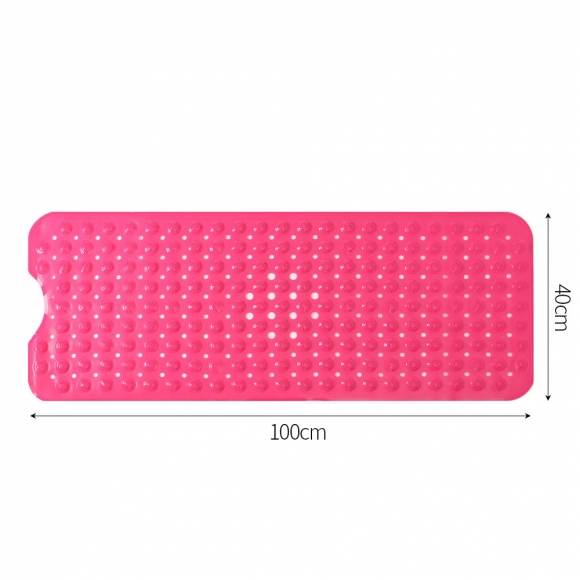 타일흡착 미끄럼방지 욕조 욕실매트(40x100cm) (핑크)  