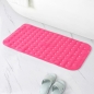 타일흡착 미끄럼방지 욕실매트(34x64cm) (핑크)   