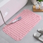 타일흡착 미끄럼방지 욕실매트(46x77cm) (라이트핑크)   