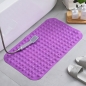 타일흡착 미끄럼방지 욕실매트(46x77cm) (퍼플)  