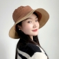 벨루아 여성용 버킷햇(브라운)  