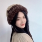 포근포근 플리스 비니(브라운)
