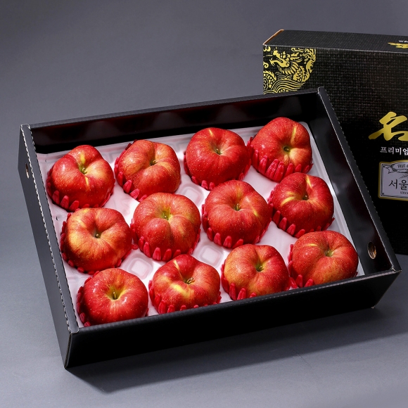 [초록자연] 홍로 사과 선물세트 5kg (9-10과) (프리미엄)