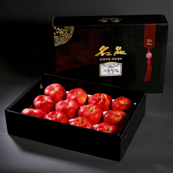[초록자연] 홍로 사과 선물세트 5kg (9-10과) (프리미엄)