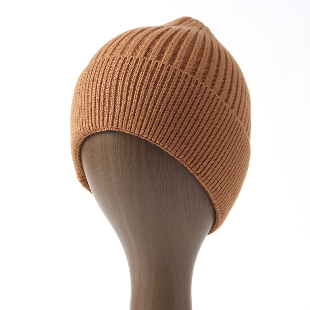 비비 컬러 비니 아크릴 방한 니트 모자 두건 브라운 뜨개질 왓치캡 출근 꽈배기 모자 여자 헬멧 워머