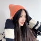 컬러팝 니트 비니(오렌지)