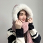 포근하루 일체형 후드 머플러(핑크) 