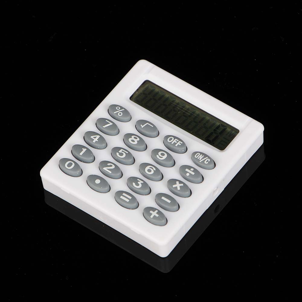 Oce 컬러 절전 전자 수학 계산기 5p 화이트 calculator 휴대용 일반계산기 미니 전자계산기