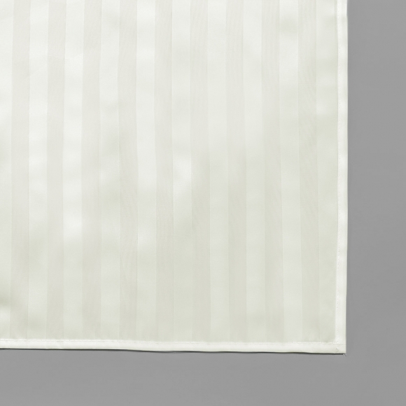 스트라이프 반투명 샤워 커튼(180x180cm) (아이보리)