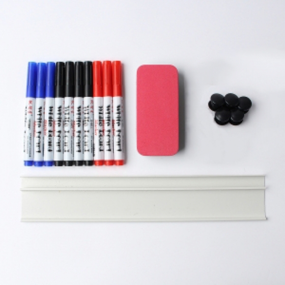 이동식 간이 단면 화이트보드(120cmx80cm) (화이트)