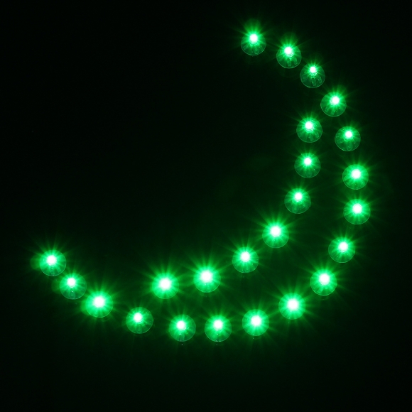 빛나는 파티 LED 볼 풍선 조명(그린) (50개입)
