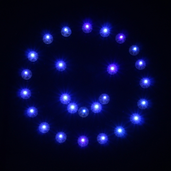 빛나는 파티 LED 볼 풍선 조명(블루) (50개입)