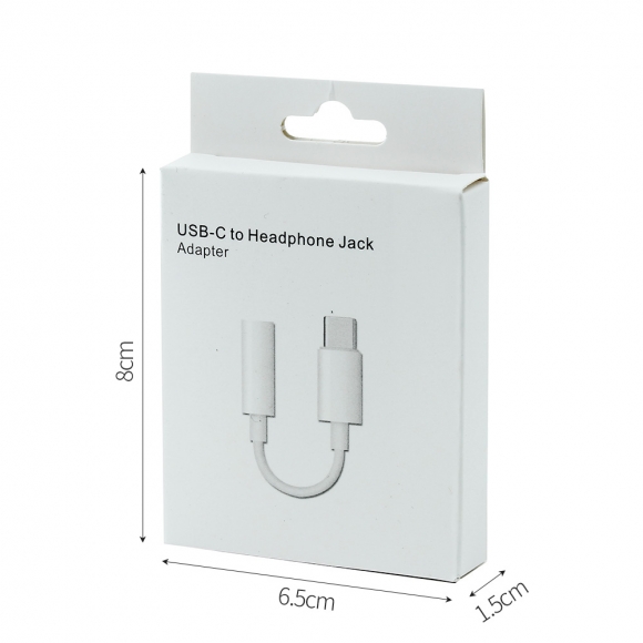 USB C type to 3.5mm 이어폰 변환 젠더(화이트)