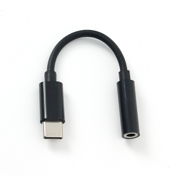 USB C type to 3.5mm 이어폰 변환 젠더(블랙)