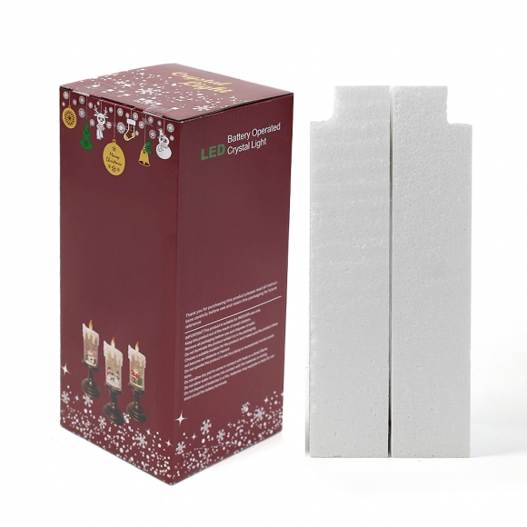 LED 크리스마스 스노우볼 오르골(성탄 촛대)